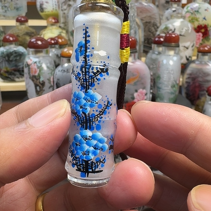 鼻烟壶内画非遗礼品汽车挂件
