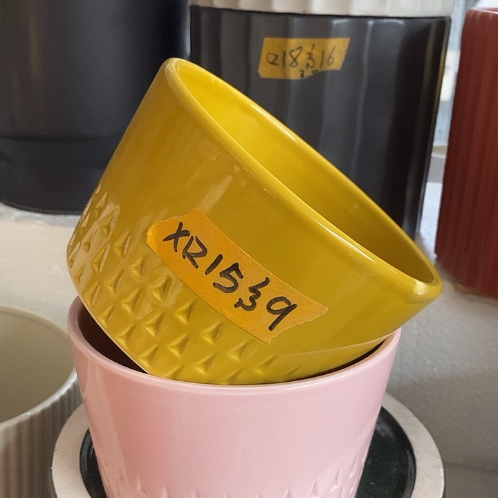 陶盆有孔 瑕疵针孔漏釉介意勿拍外高 9外口15