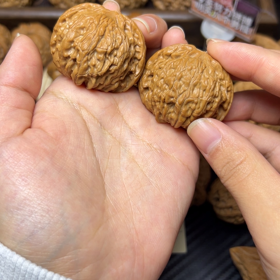 文玩核桃吊坠磨盘42微正