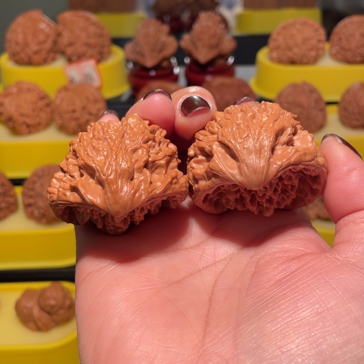 木质文玩麻核桃蛇头