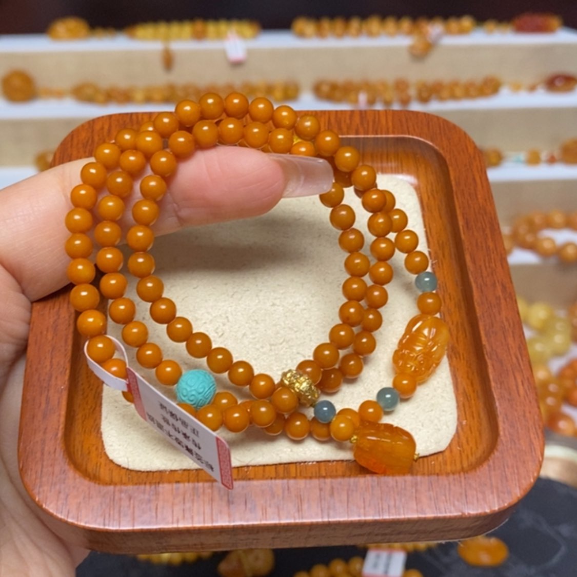 【闪购商品】未镶嵌蜜蜡手链手串