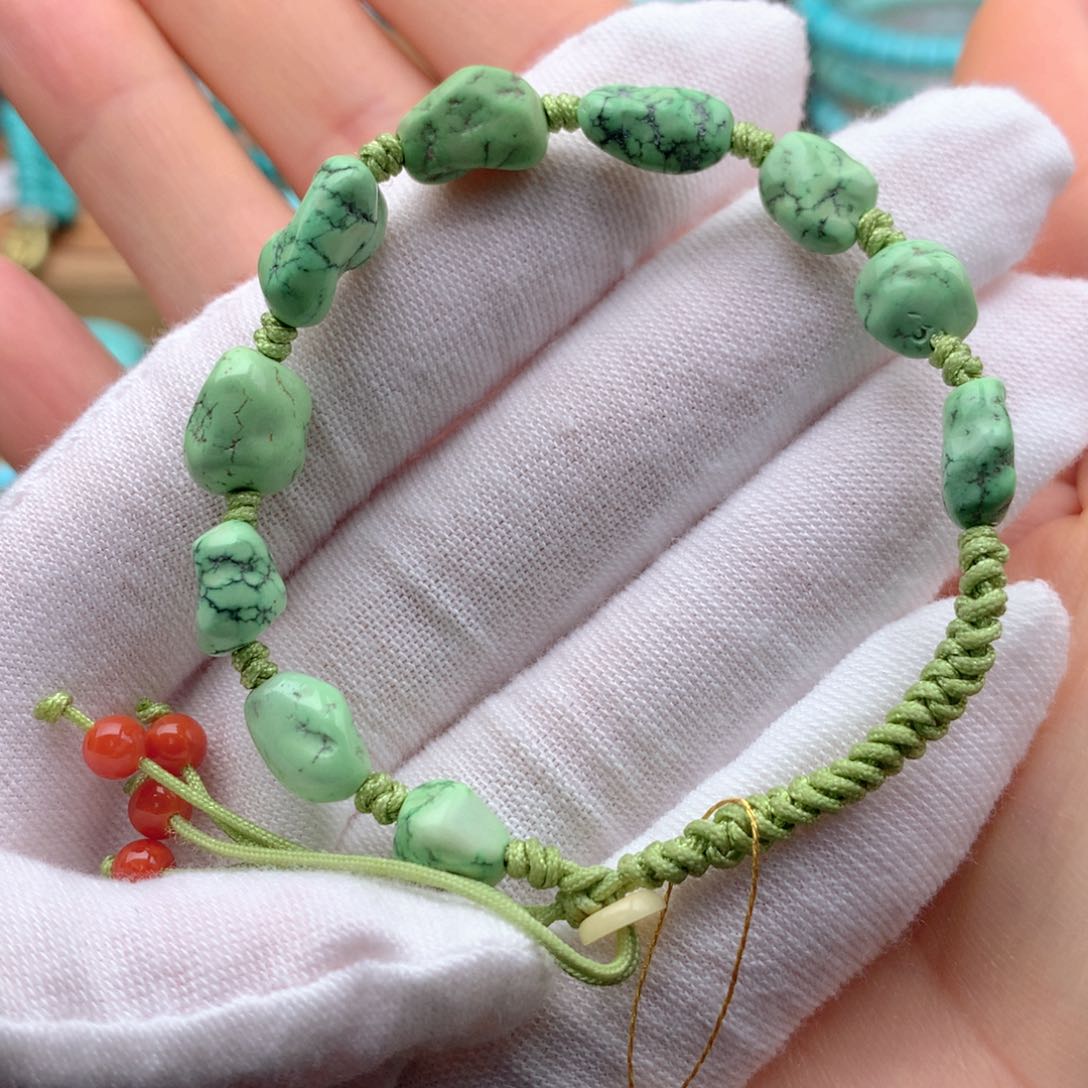 绿松石珠宝奇石未镶嵌