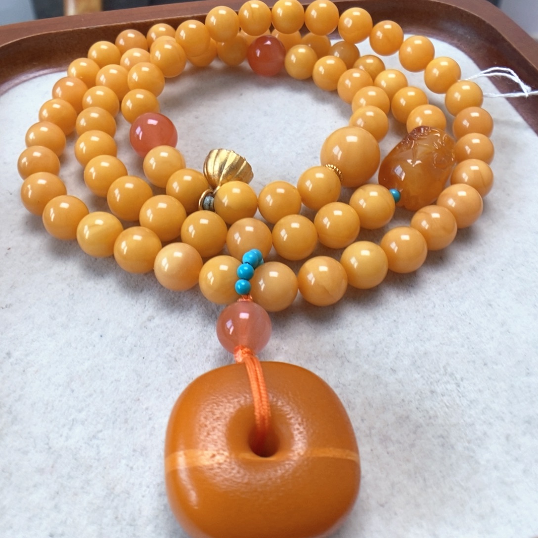 蜜蜡未镶嵌手串蜜蜡