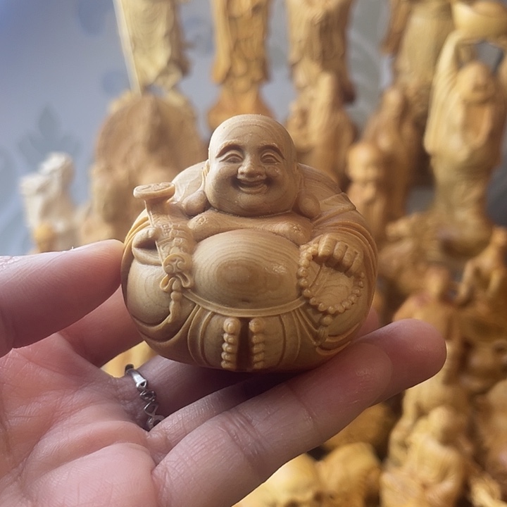 柏木（崖柏）崖柏一团和气弥勒