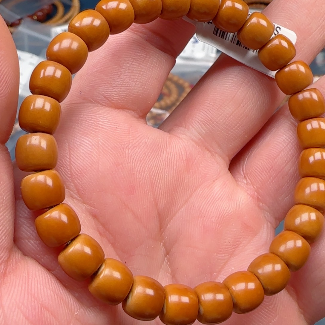 手串橄榄核老挝SSS级核尖极限弧尺寸8.1