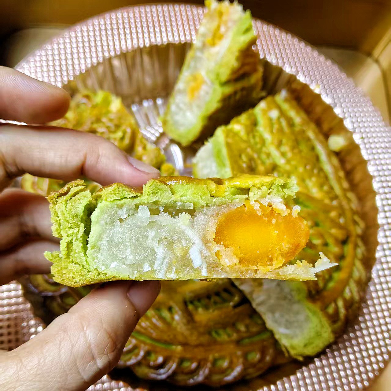海南酥皮月饼（一斤大饼）海南两盒起包邮省外部分地区三盒起包邮