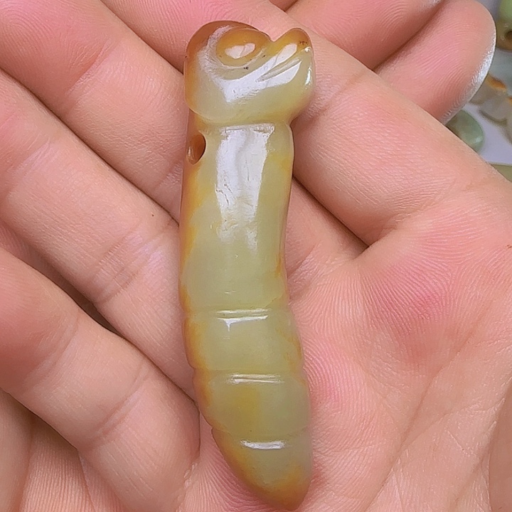 和田玉吊坠(不含链)未镶嵌