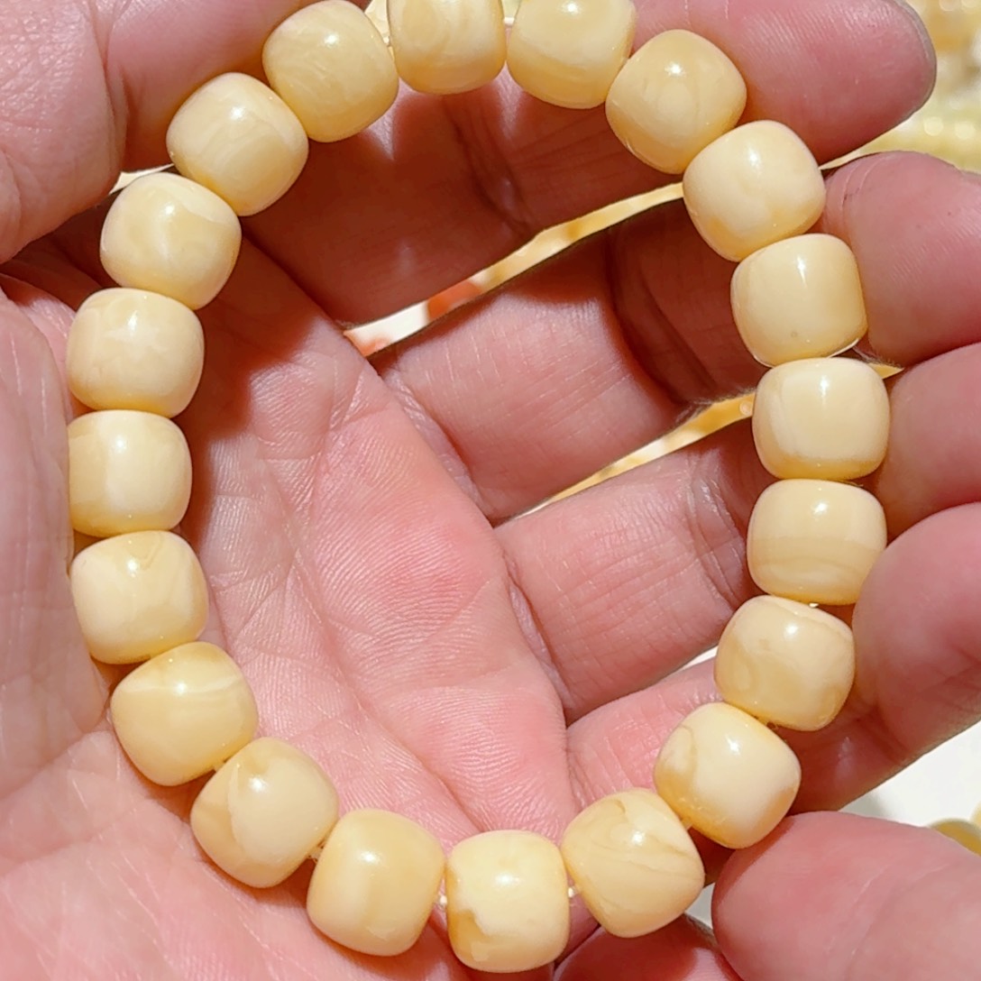蜜蜡手链未镶嵌琥珀蜜蜡手串11.3mm