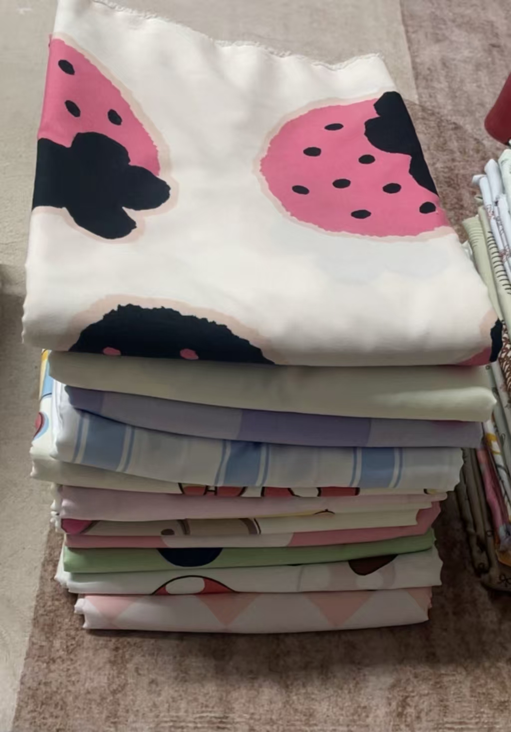 【大满】】2025新款舒适床单 被罩 未加工 以直播间讲解为准