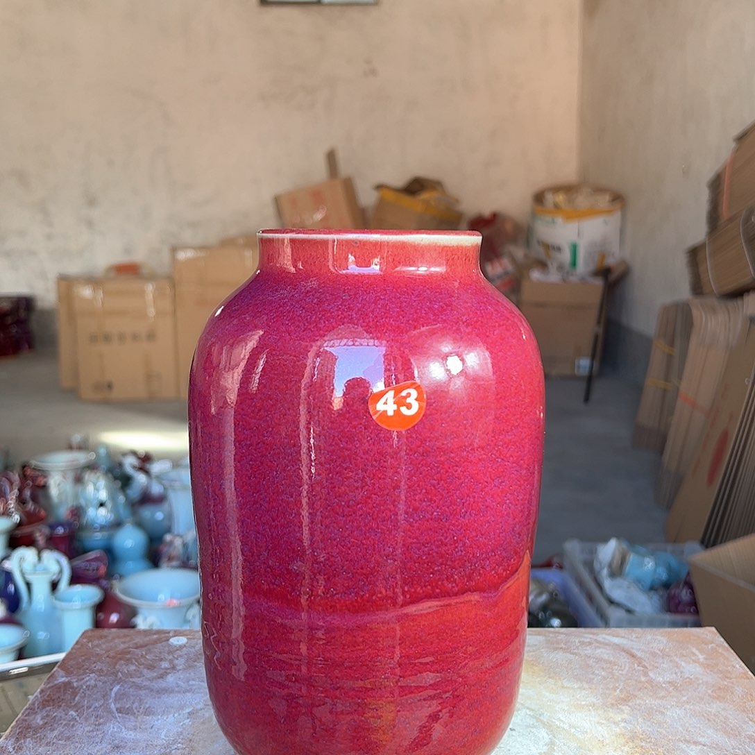 摆件郑家钧窑摆件微