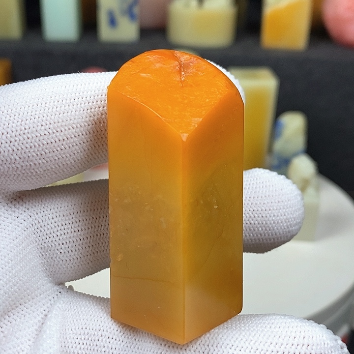 青田石印石青田菜花