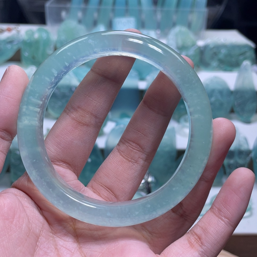 蛇纹石玉手镯未镶嵌༺***༻