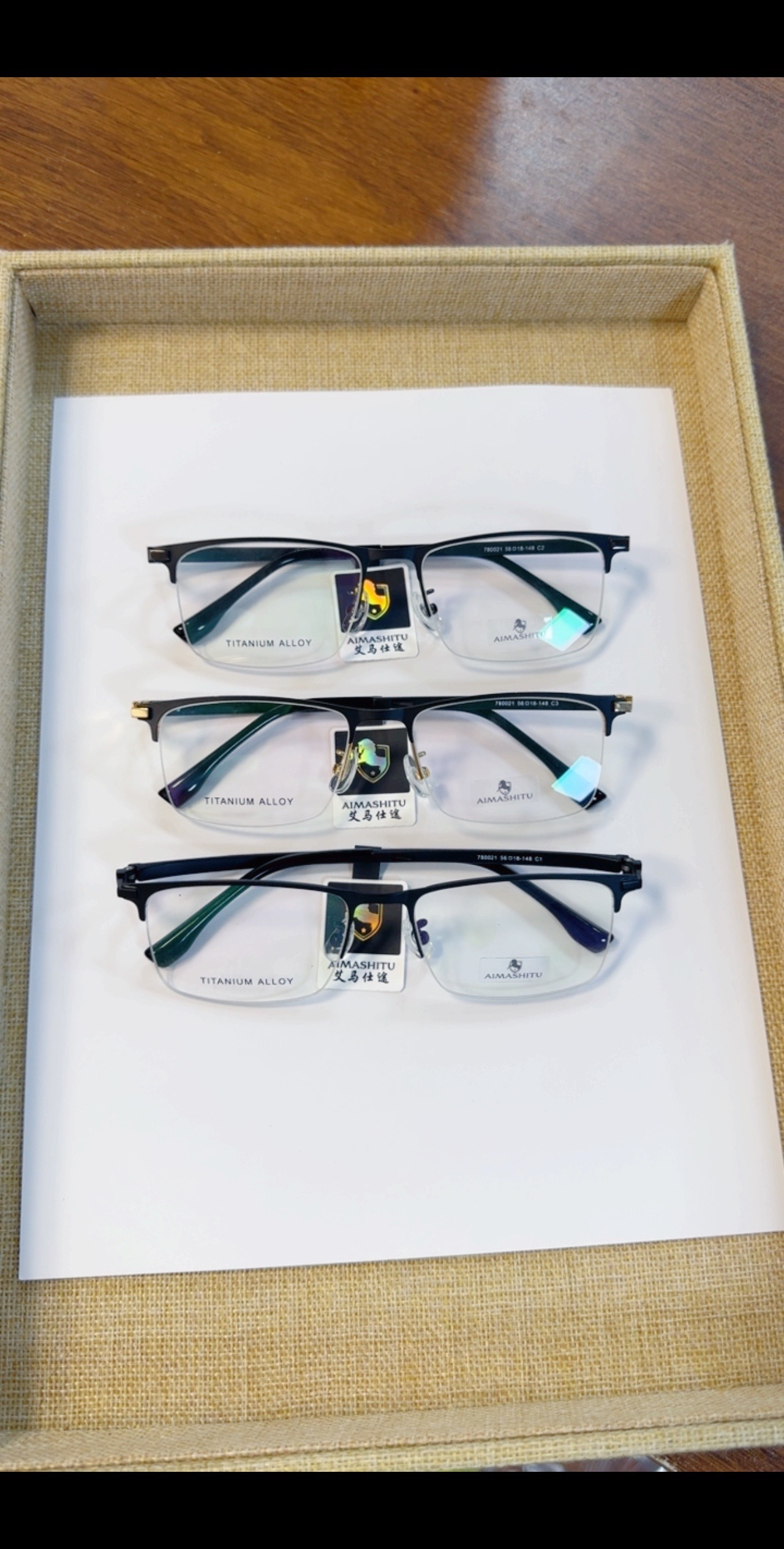 宠粉专拍 男士商务塑钢腿 半框眼镜框高级电镀高品质镜架