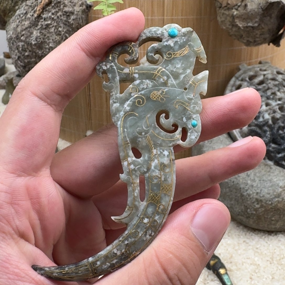 飞***哥和田玉未镶嵌颈饰