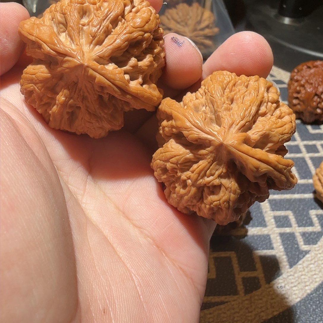 文玩核桃把件大粗筋