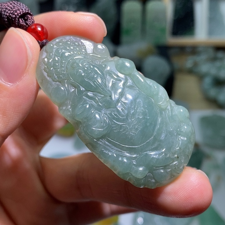 定制翡翠未镶嵌财神