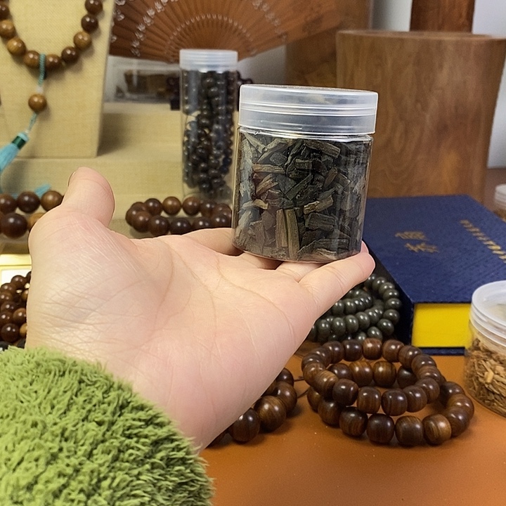 檀香木老山檀香阴沉碎料100克