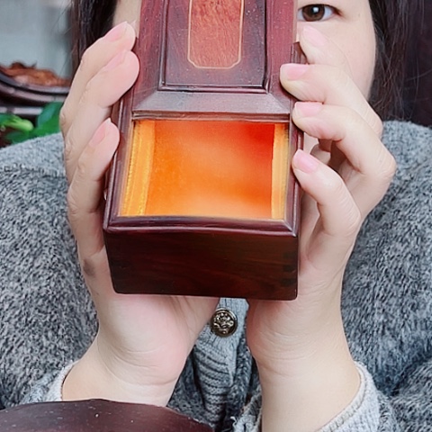 大果紫檀（缅甸花梨）花梨木小收纳盒
