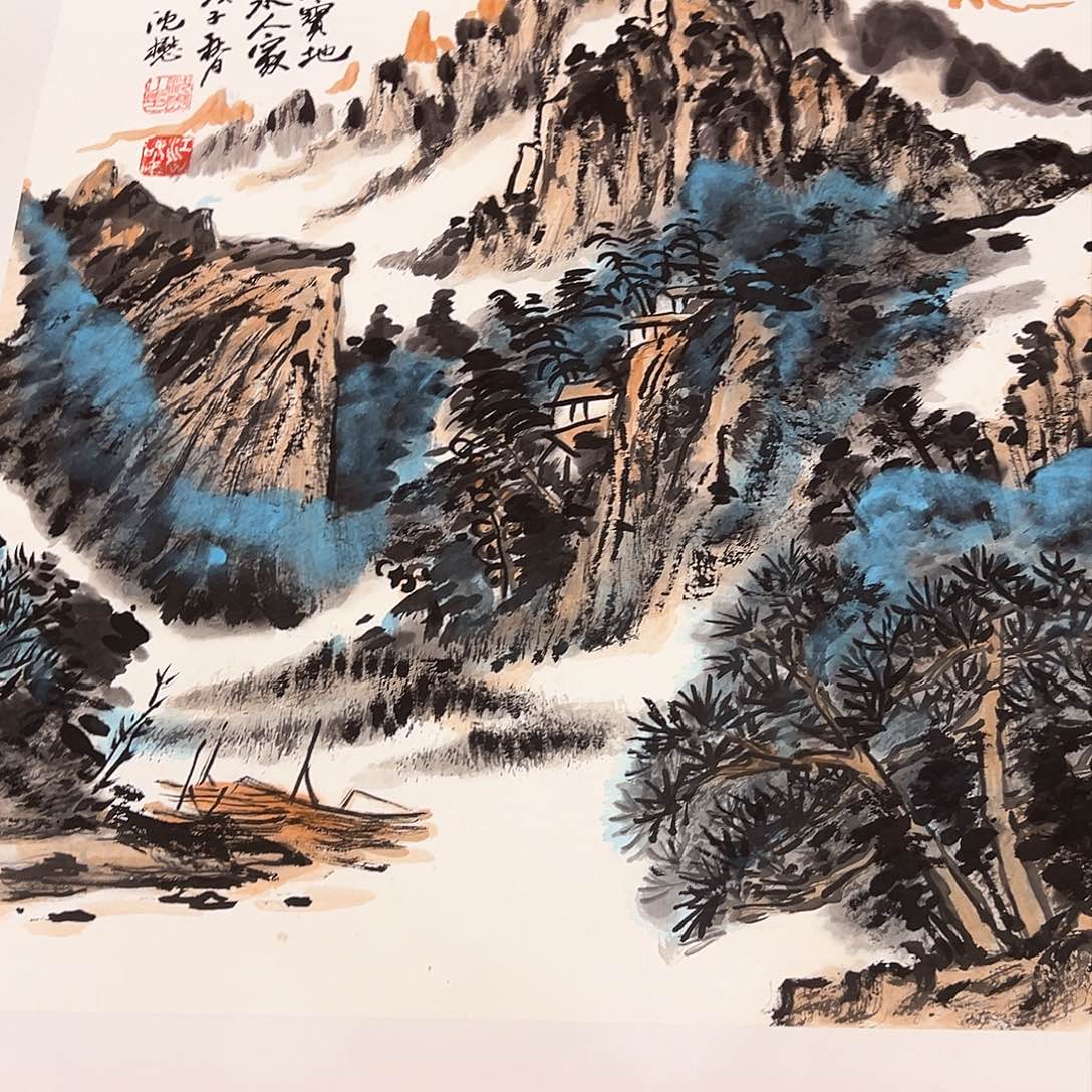 国画当代艺术，展览作品