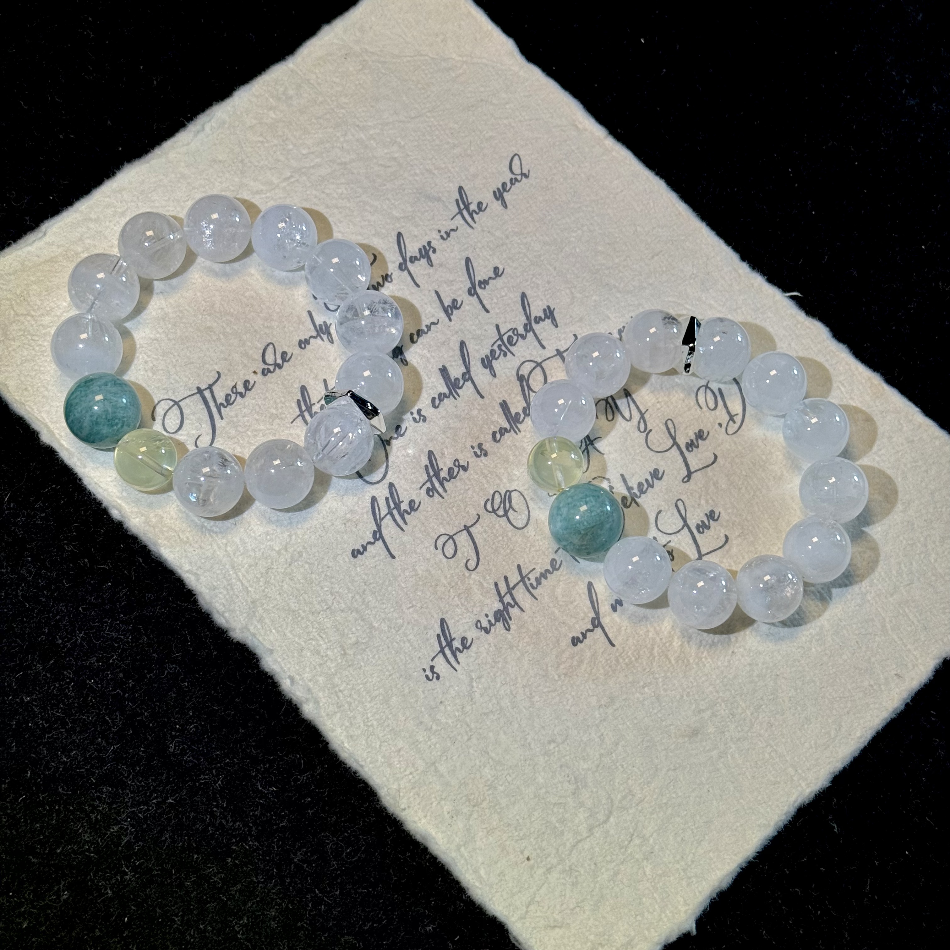 Y715（天山）利穆利亚白幽灵设计款手串14mm多样性发其一