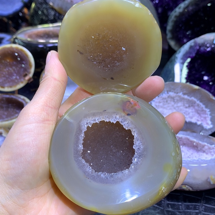 水晶 炸聚宝盆包底座未镶嵌