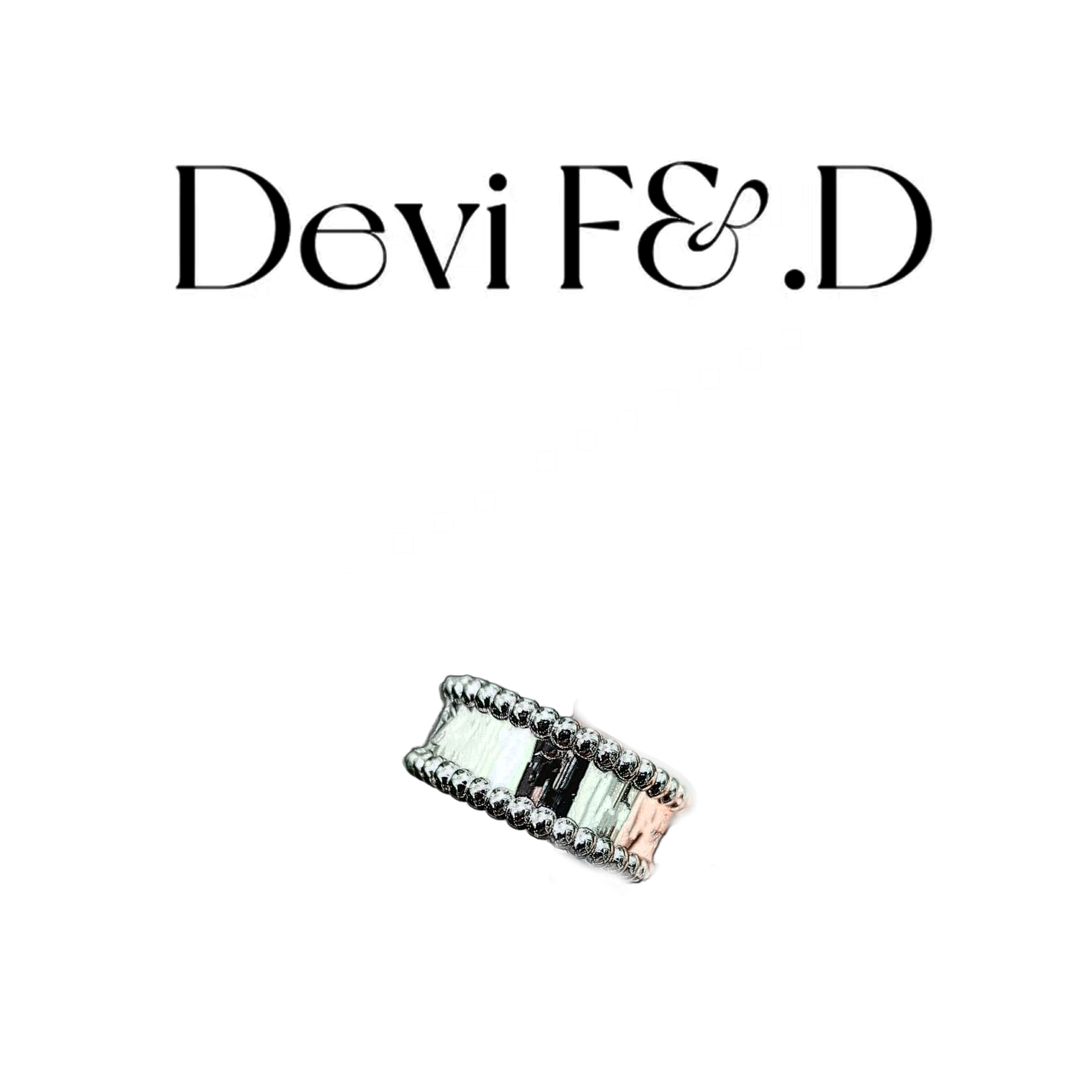 《黛》 V金高定 万花筒签名戒（重量无差）