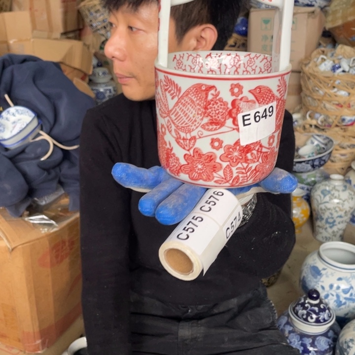 花瓶摆件花盆649，陶瓷000000000000