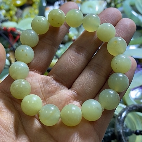 岫玉手链未镶嵌一个