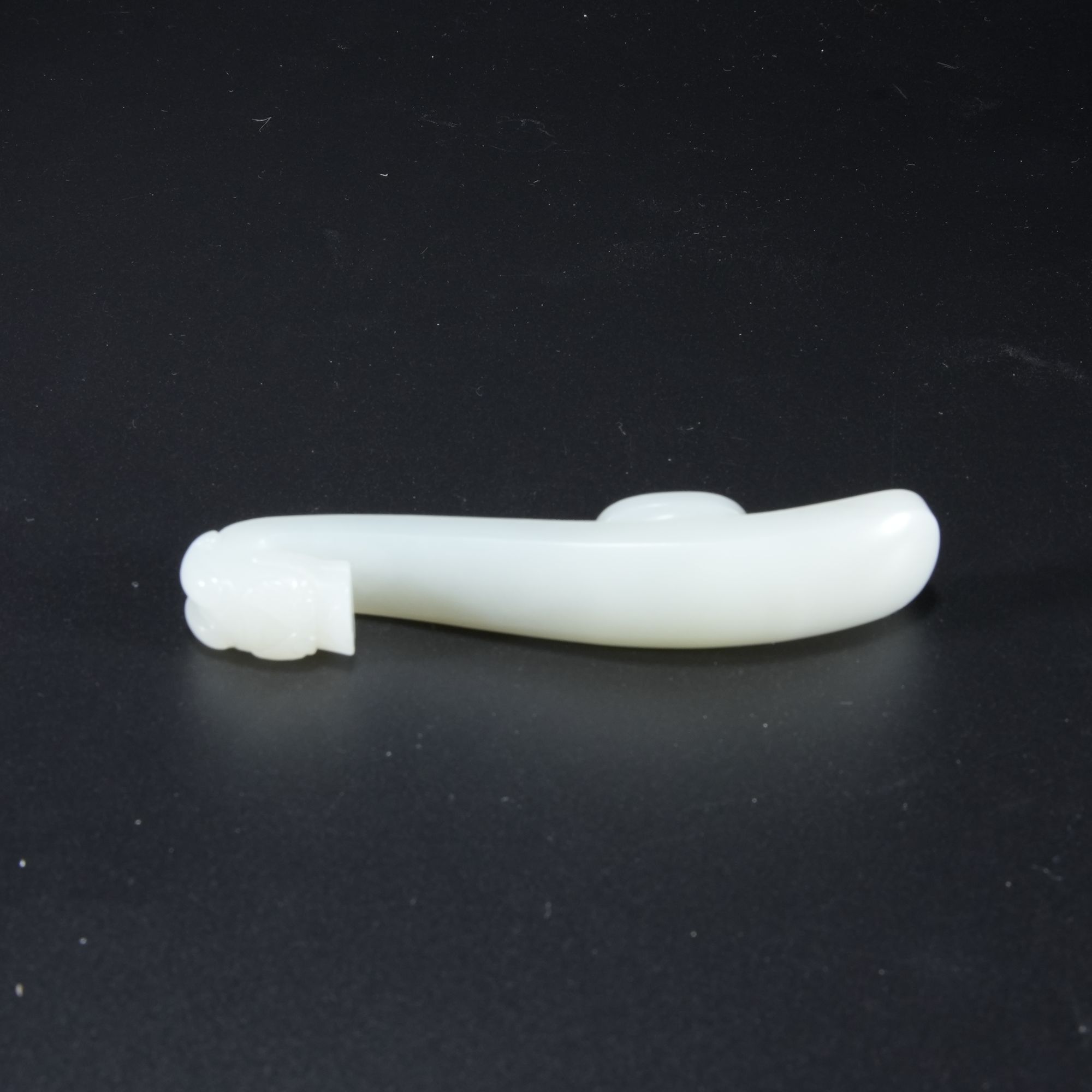 y118/清代 和田白玉龙形带钩【华豫之门甄选】