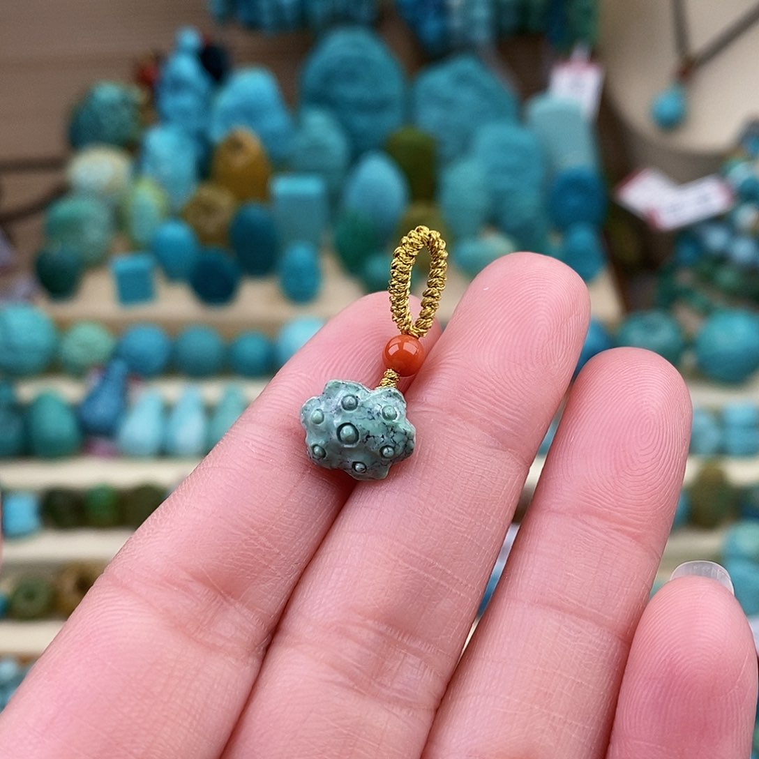 绿松石珠宝奇石未镶嵌