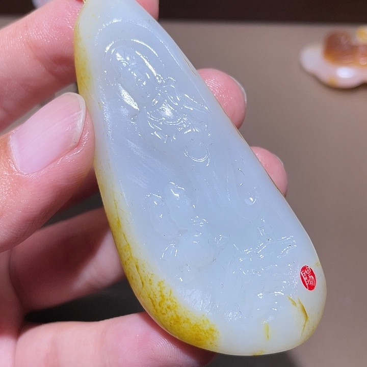 和田玉颈饰未镶嵌Y