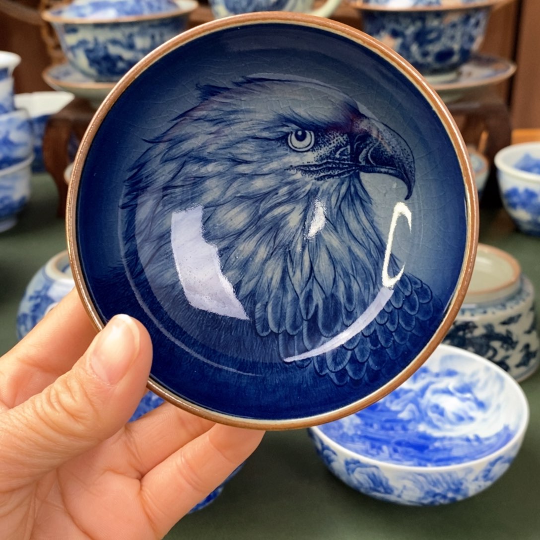 杯随****1景德镇陶瓷手工手绘