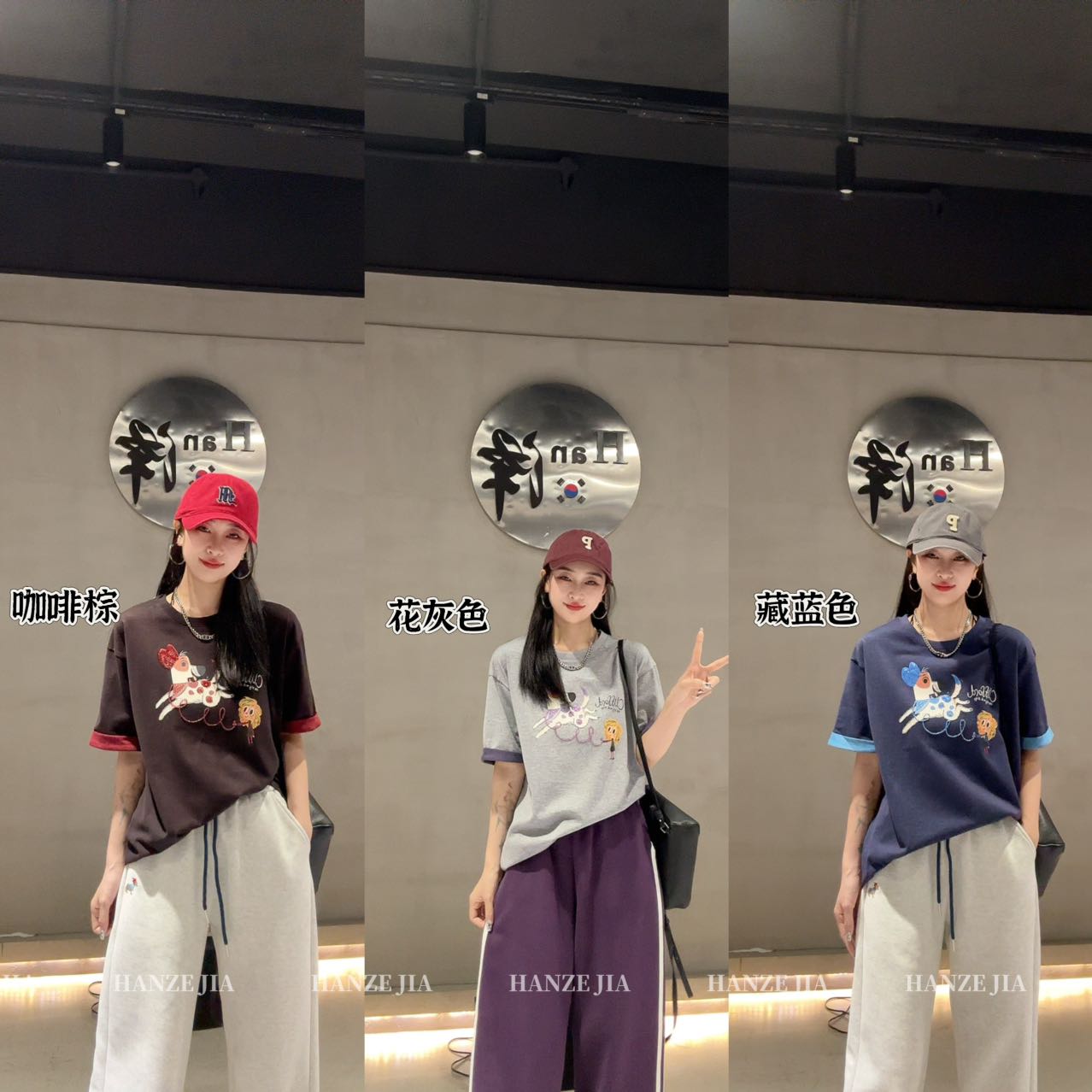 【寒泽自制】欧货“小鹿乱撞”重工上衣短袖【100棉】x 82005  