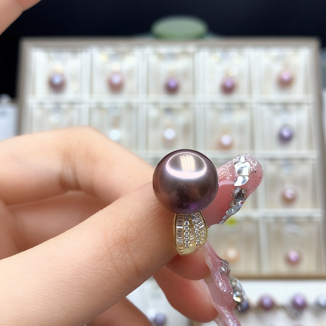 淡水珍珠颈饰银S925镶嵌彦**一