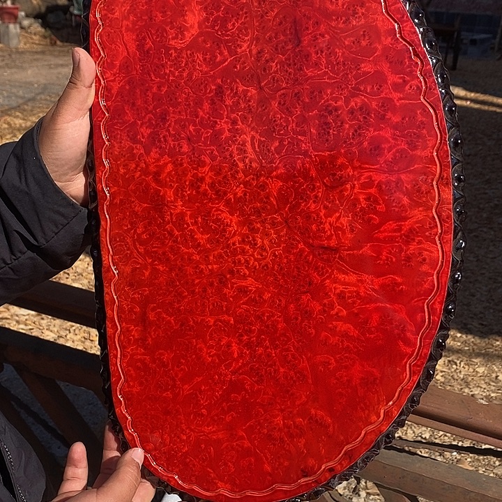 空***城红金樟干泡茶盘48.29.2