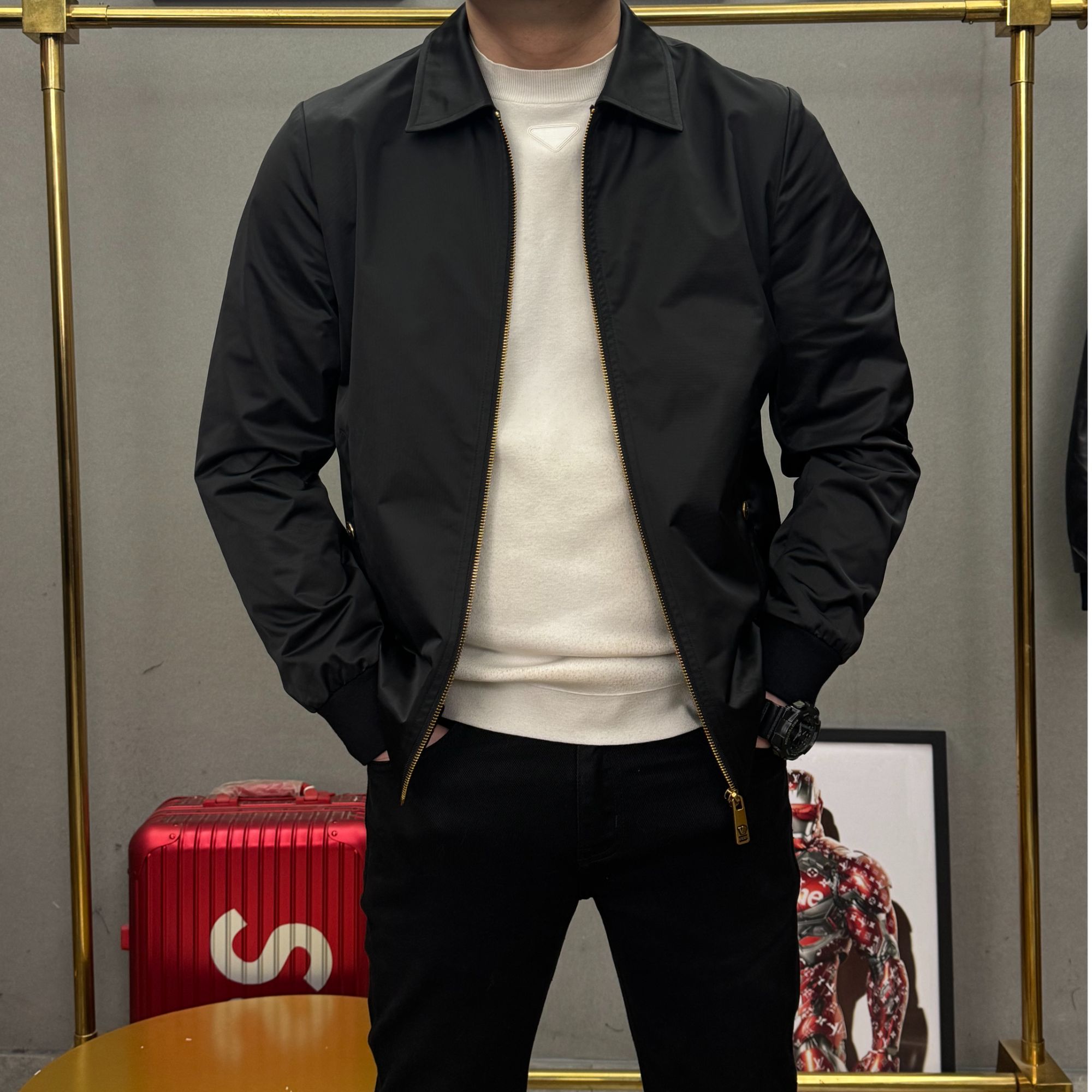 2025春季新款欧货男士休闲时尚简约夹克9113