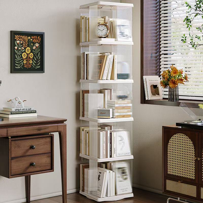 【顺丰送货上门】360°转盘置物架多功能落地书本包包手办收纳架