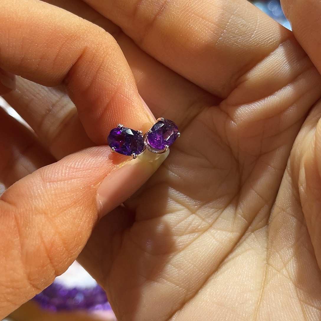 我***宝水晶未镶嵌手链紫水晶