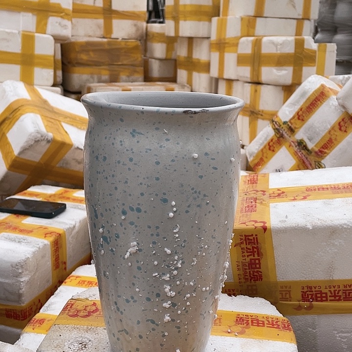 红陶宜兴紫砂花盆微瑕