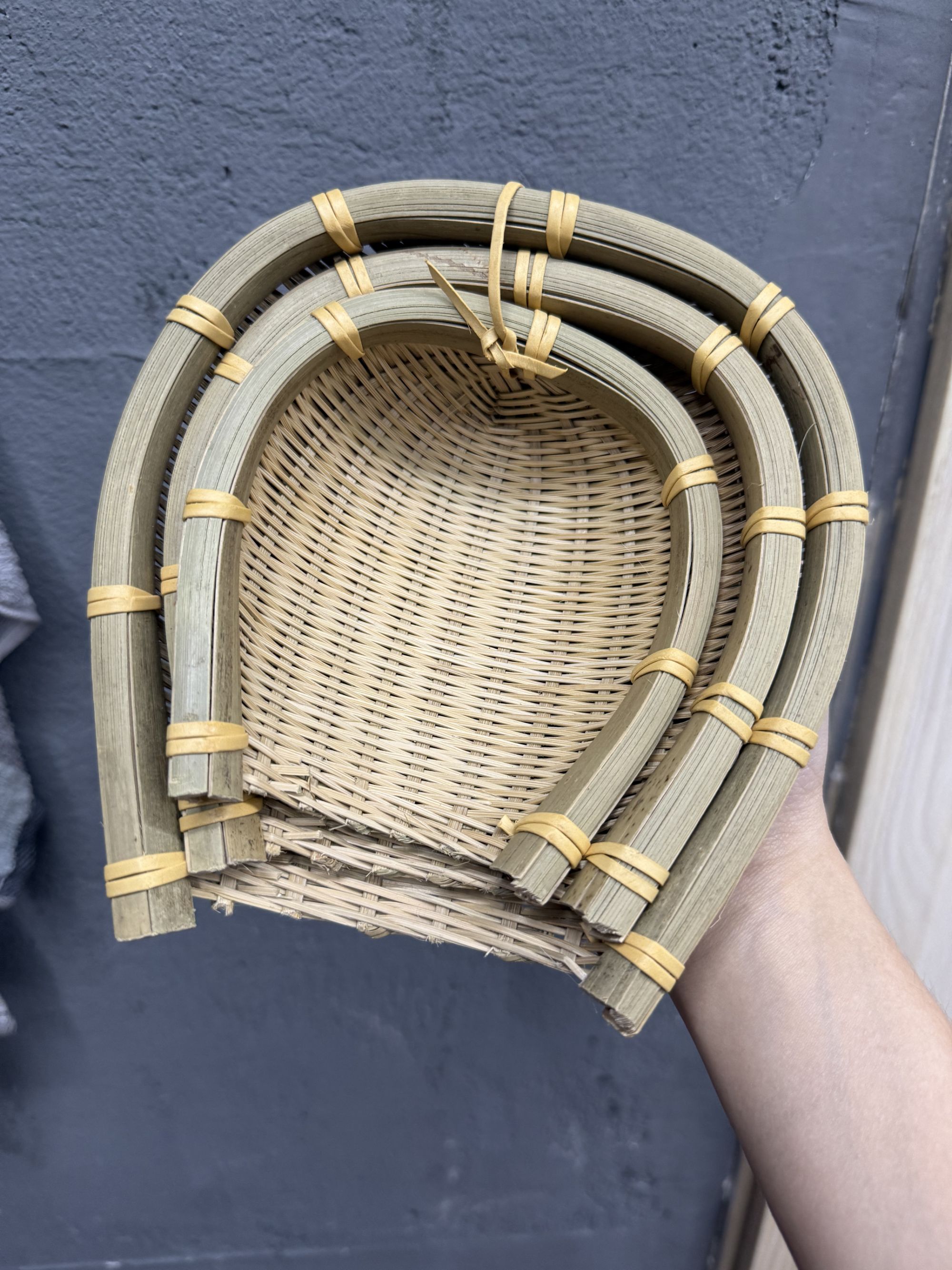 非遗纯手工竹编小筲箕