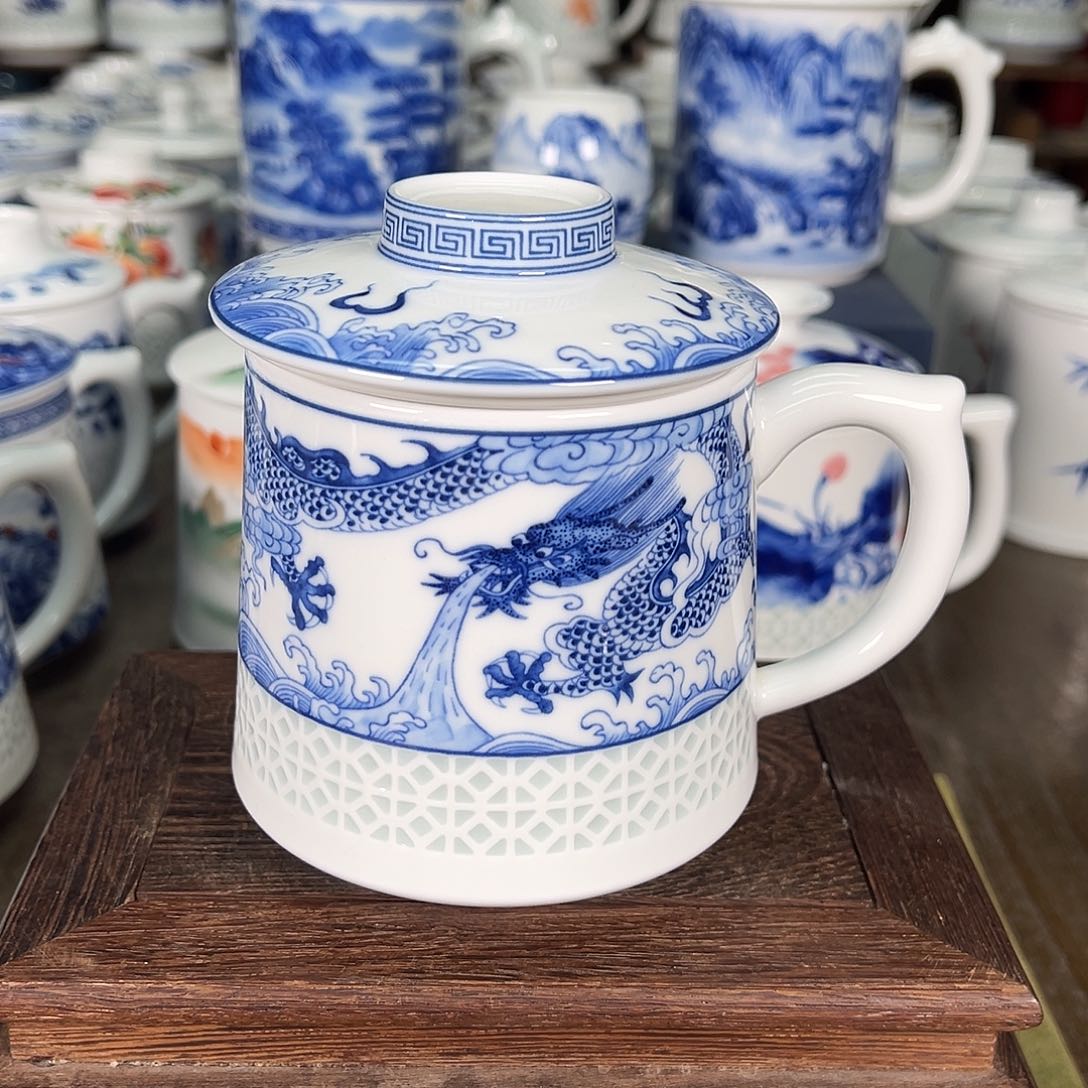 景德镇陶瓷高温办公杯