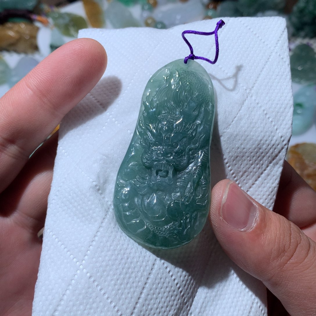 翡翠项链未镶嵌天然