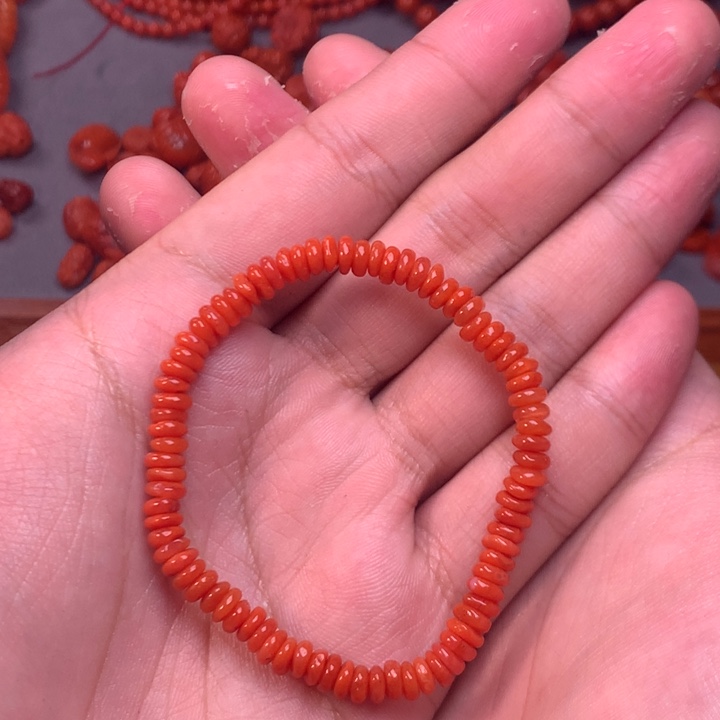 【闪购商品】未镶嵌配饰南红玛瑙卡5mm