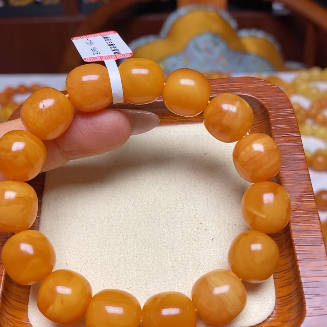 【闪购商品】蜜蜡手链未镶嵌手串