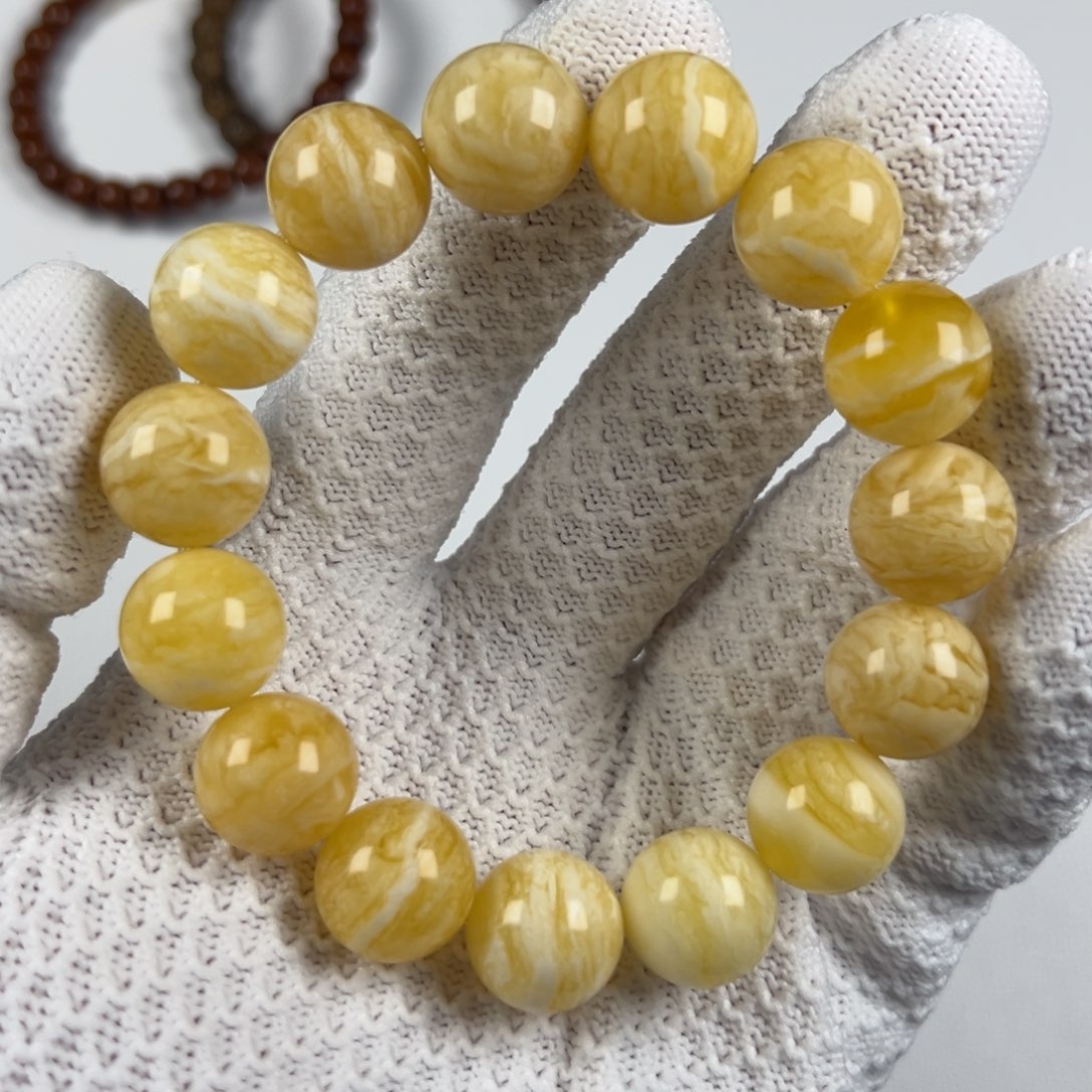 琥珀颈饰未镶嵌15