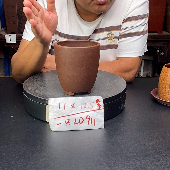 紫砂花盆货号一只Ld911
