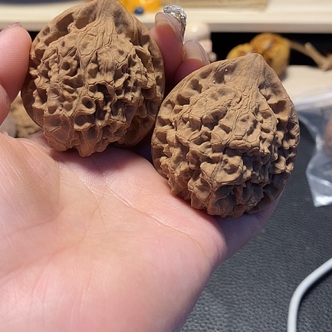 文玩核桃吊坠官帽46