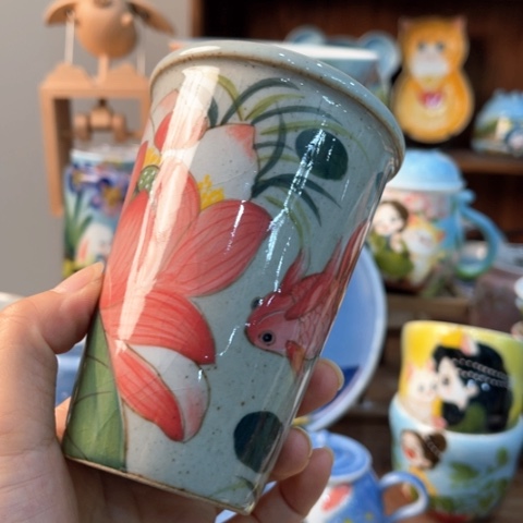 炉景德镇釉下手绘陶瓷