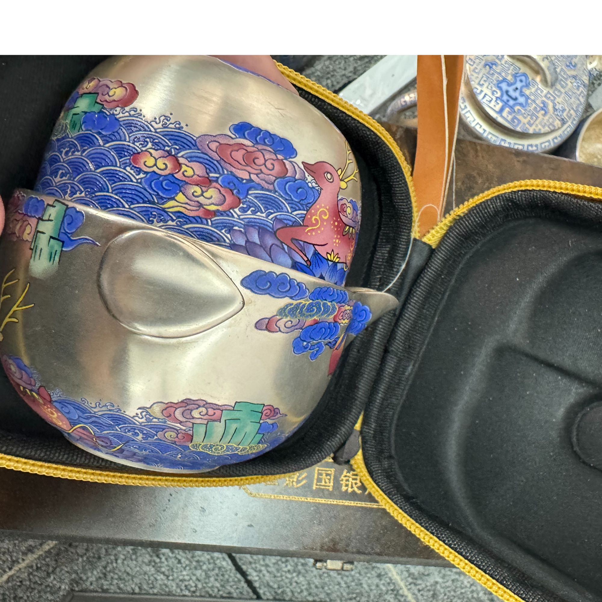 一鹿有你一壶一杯旅行套银壶银杯