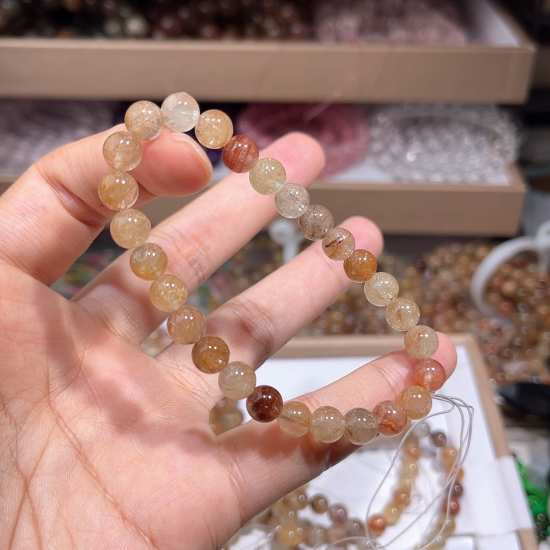 未镶嵌手串水晶彩发005